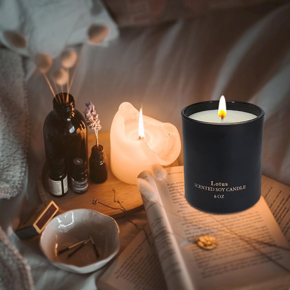 Scented Candles for Women,Premium Lotus Aromatherapy Candles, Home Scented Candle Kelly's Custom Candles