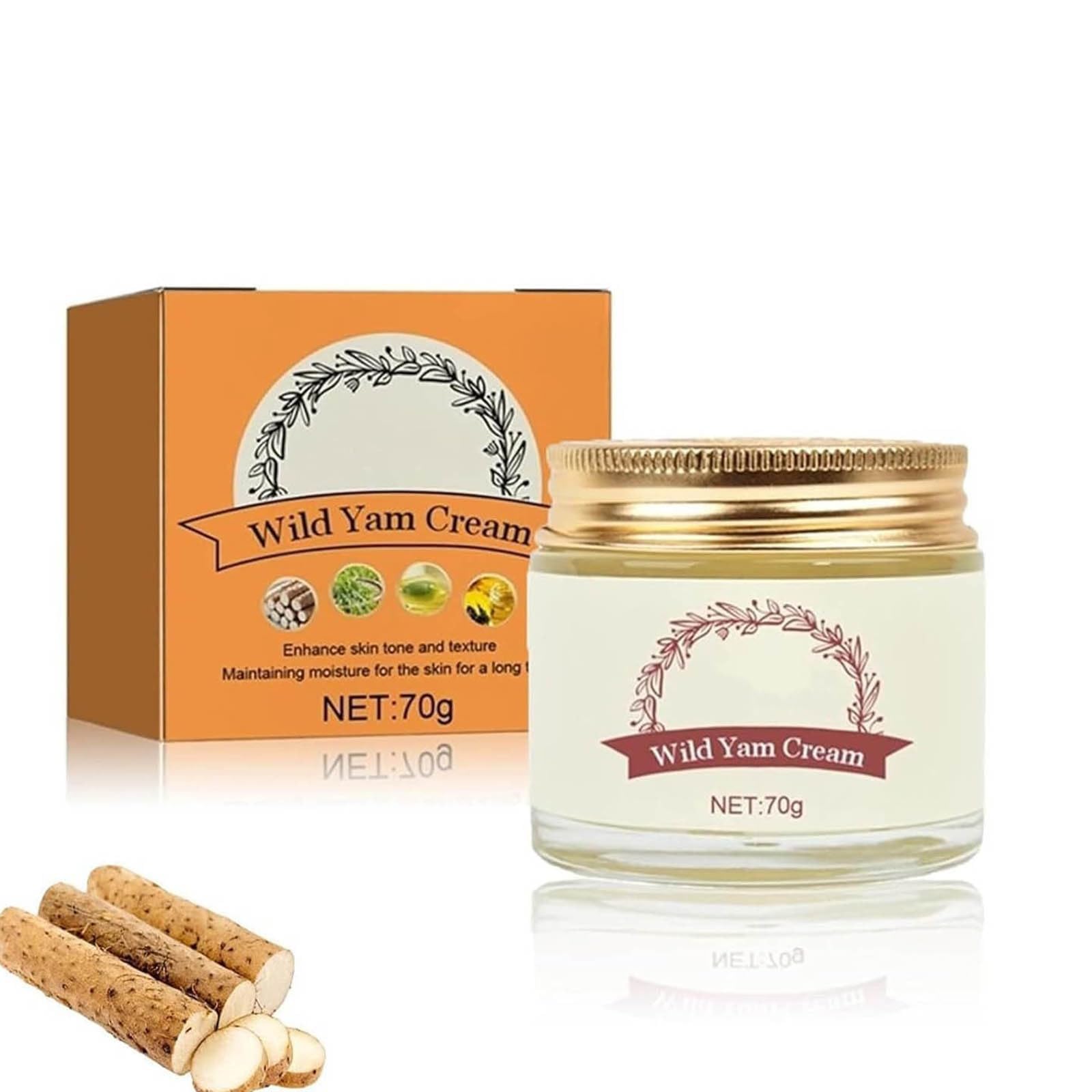 Mzluyin Wild Yam Cream,Annas Wild Yam Cream Organic Wild Yam Root Cream Mzluyin