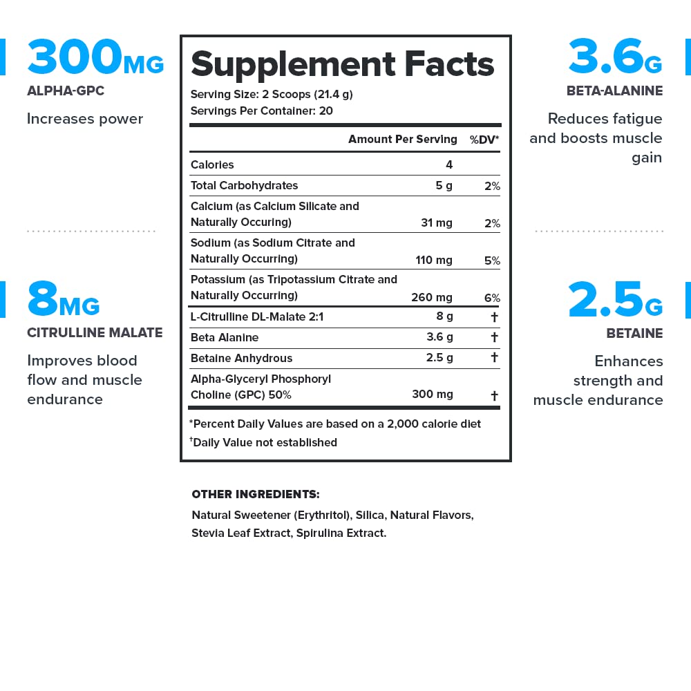 LEGION Pulse Pre Workout Supplement - All Natural Nitric Oxide Preworkout Drink to Boost