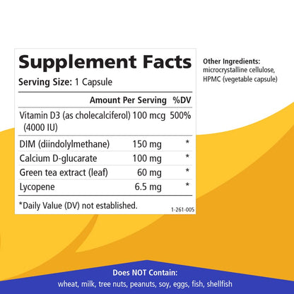 Dim D by Pure Essence - Natural Supplement for Estrogen Balance, Hormonal Acne, and Menopause