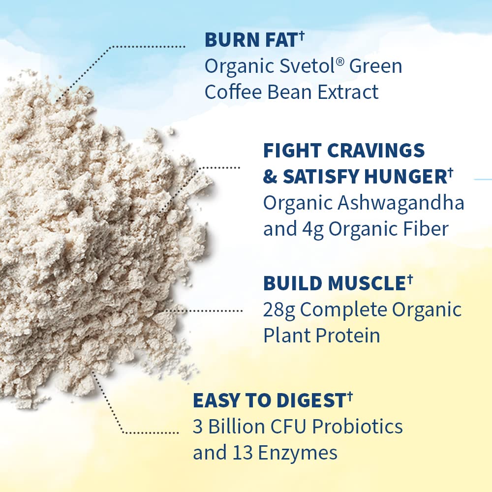 Garden of Life Raw Organic Fit Vegan Protein Powder Vanilla, 28g Plant Based Protein