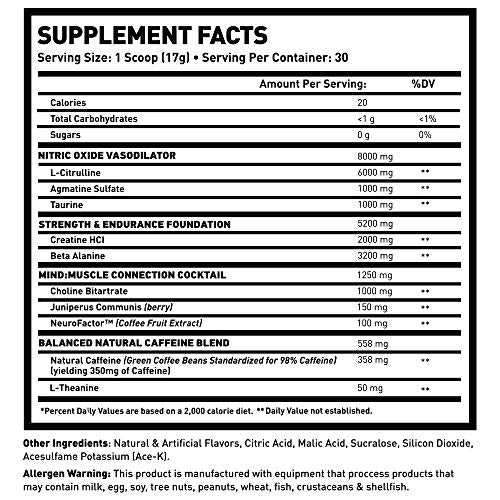 Man Sports Game Day Pre-Workout Supplement - Taurine - Creatine HCL - 30 Servings - Pink Lemonade