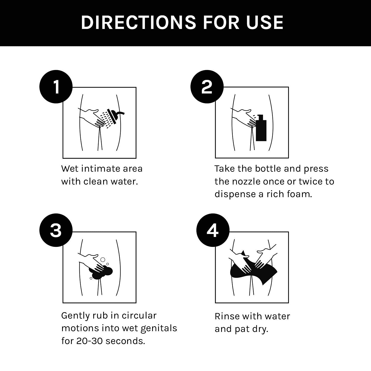 Skin Elements Intimate Wash for Men with Menthol (4.05 fl. oz.) | pH Balanced Foaming Private Skin Elements