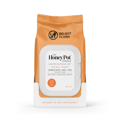 The Honey Pot - Feminine Wash & Feminine Wipe Bundle - Includes Unscented Ph Balance
