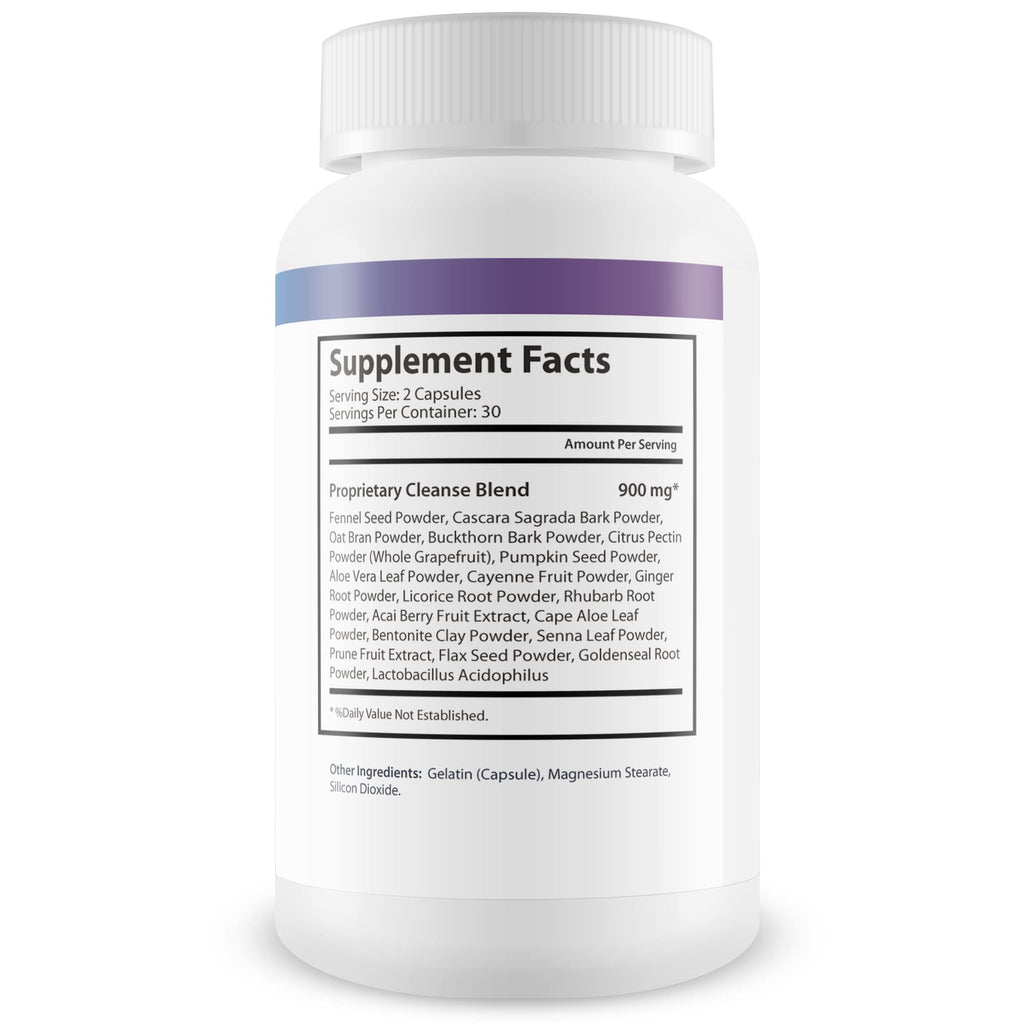 Keto Gummy Formulation Cleanse Capsules - Aid Cleansing & Detoxification - Help Flush