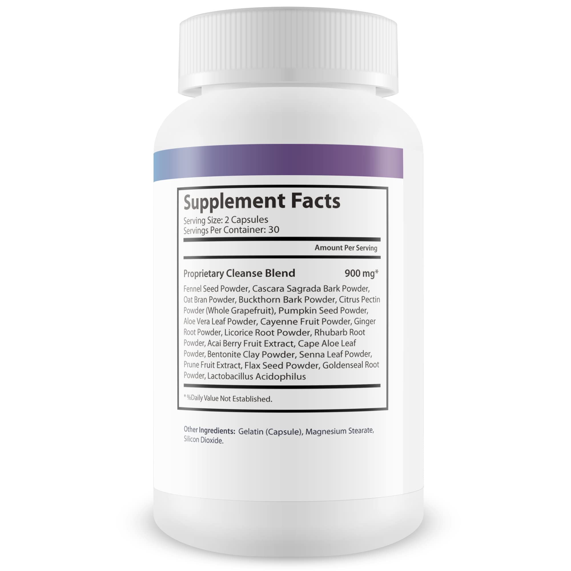 Keto Gummy Formulation Cleanse Capsules - Aid Cleansing & Detoxification - Help Flush