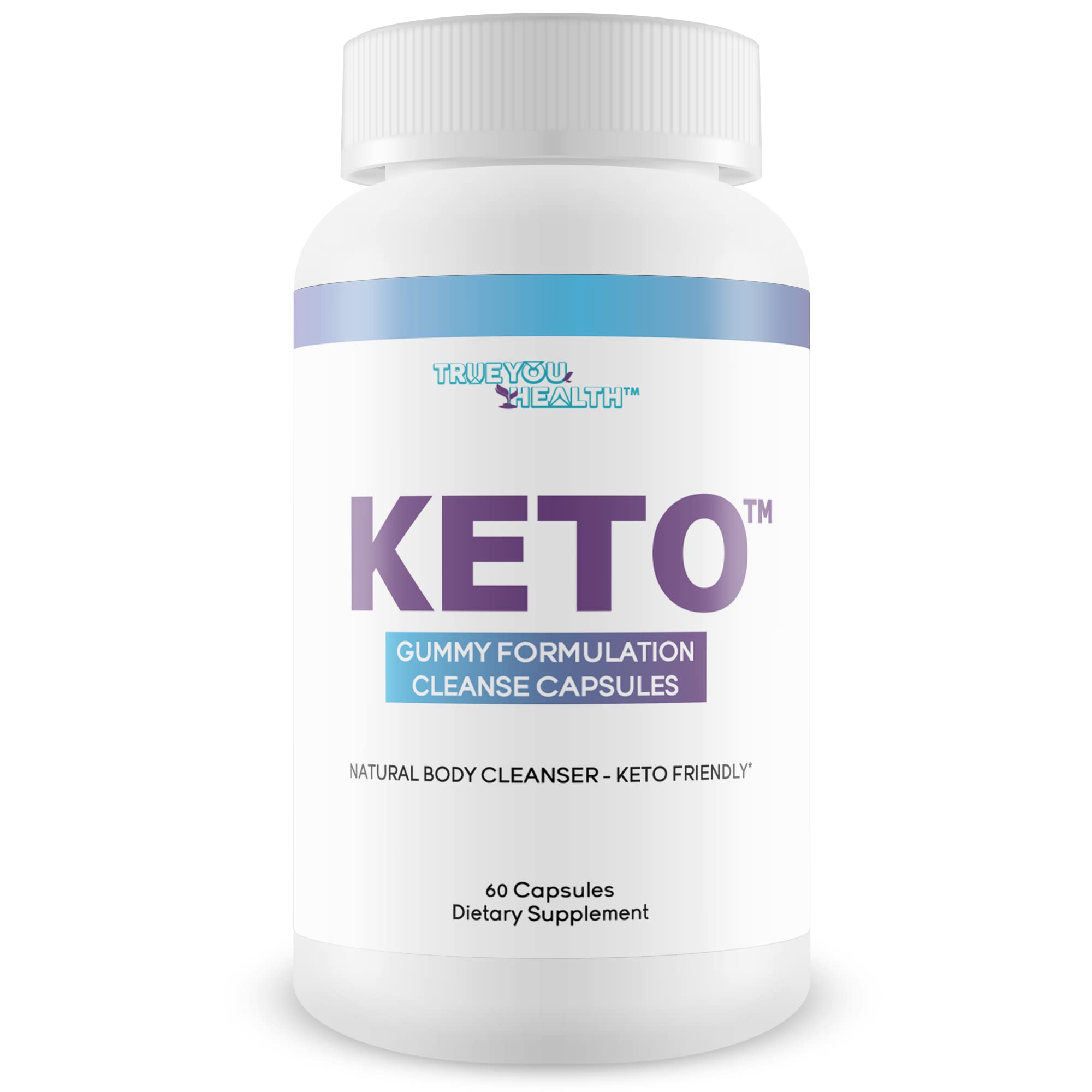 Keto Gummy Formulation Cleanse Capsules - Aid Cleansing & Detoxification - Help Flush 