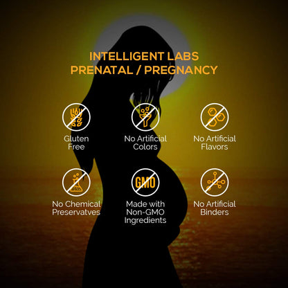 Intelligent Labs Women's Prenatal Multivitamin, 25 Essential Pregnancy Vitamins and Minerals