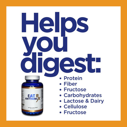 Dirobi Eat Anything Rx Xylose Isomerase Supplement, Digestive Enzymes for Fructose