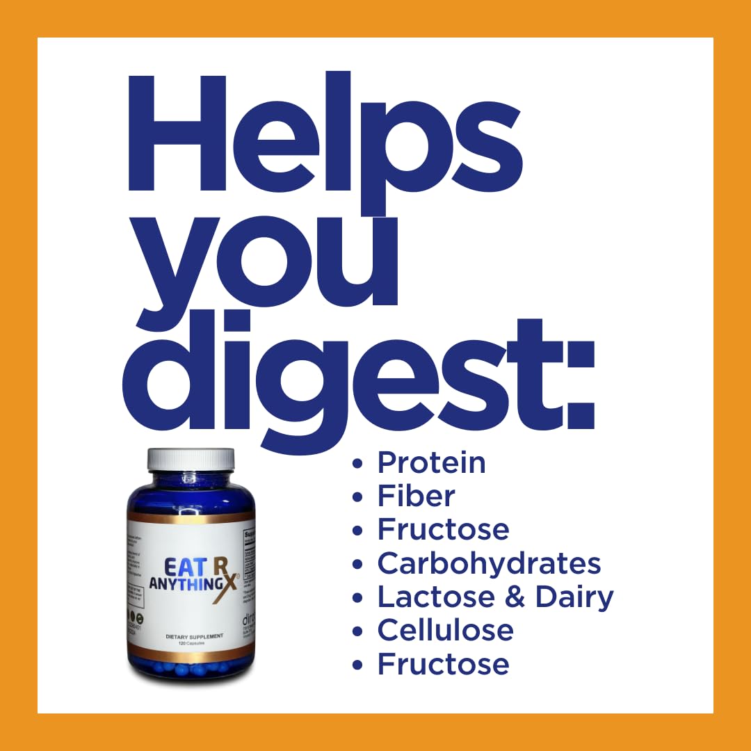 Dirobi Eat Anything Rx Xylose Isomerase Supplement, Digestive Enzymes for Fructose Dirobi