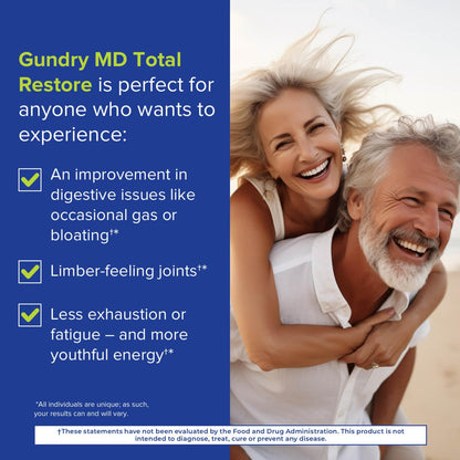 Gundry MD® Total Restore® Gut Health and Gut Lining Support Supplement - (90 Capsules)