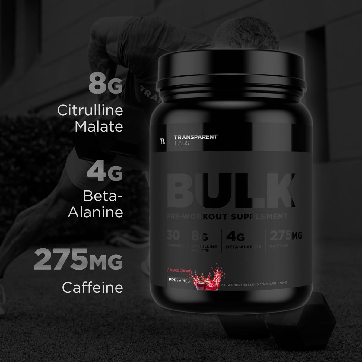 Transparent Labs Bulk Black - Sour Gummy - 30 Servings