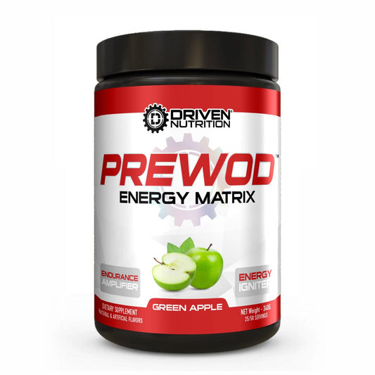 Driven PREWOD Energy Matrix, 50 Servings - Pre-Workout Supplement with Caffeine