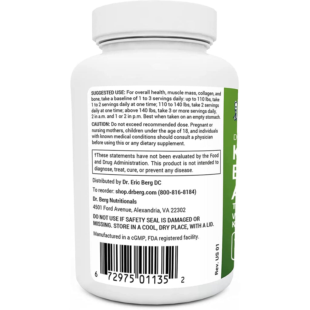 Dr. Berg's Keto Essential Aminos - Contains 8 Essentials Amino Acids -Keto Friendly
