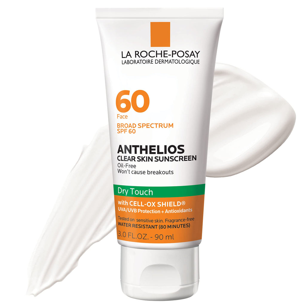 La Roche-Posay Anthelios Clear Skin Dry Touch Sunscreen SPF 60, Oil Free