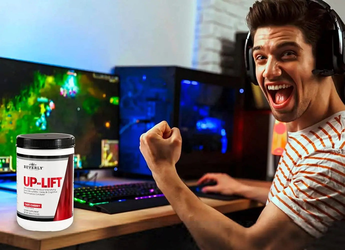 Beverly International Up-Lift Stimulant Free 330 grams. Workout Energy Drink Mix w/Nitric