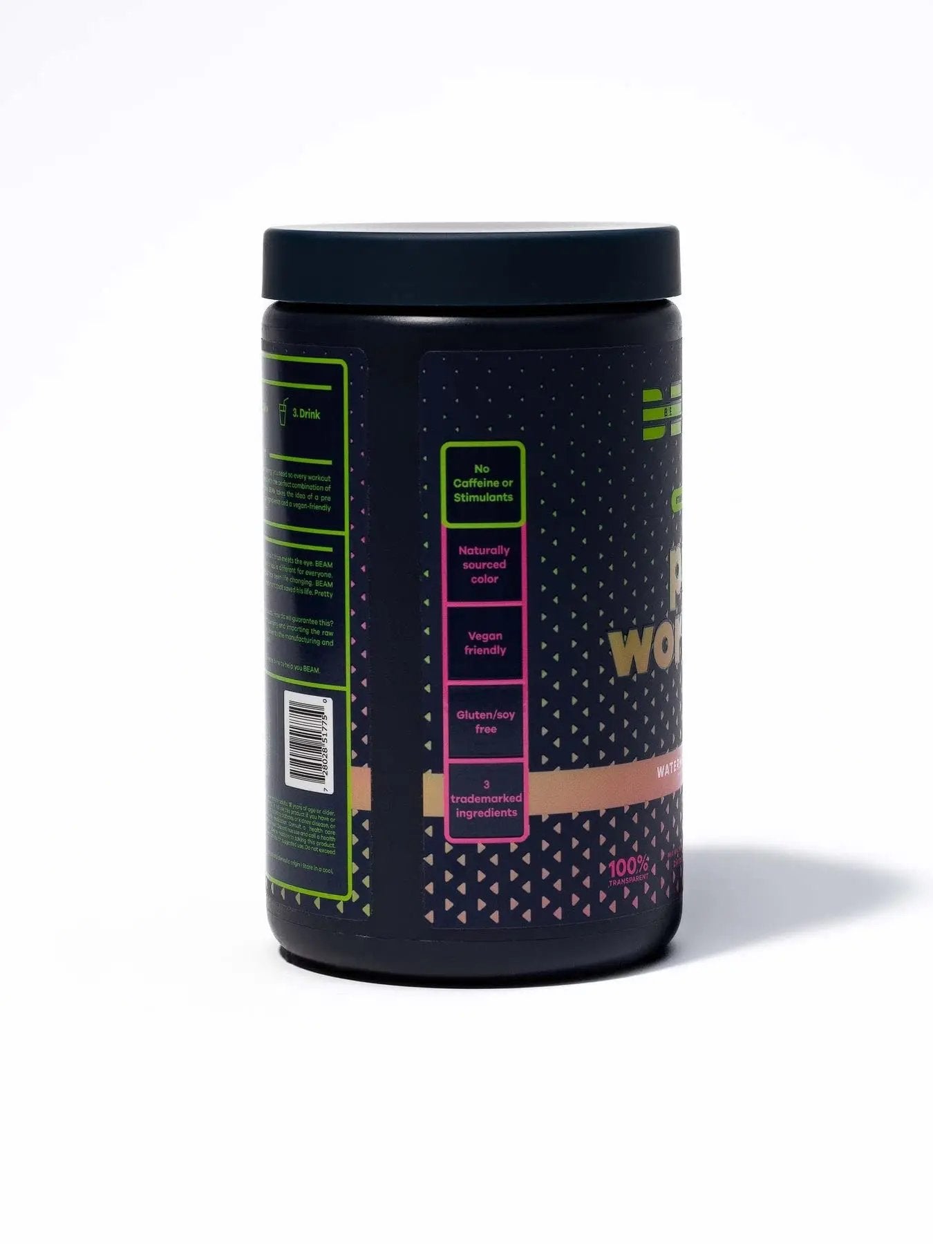 BEAM Be Amazing Vegan Stim Free Pre-Workout Powder | Energy Booster Powdered Drink BEAM