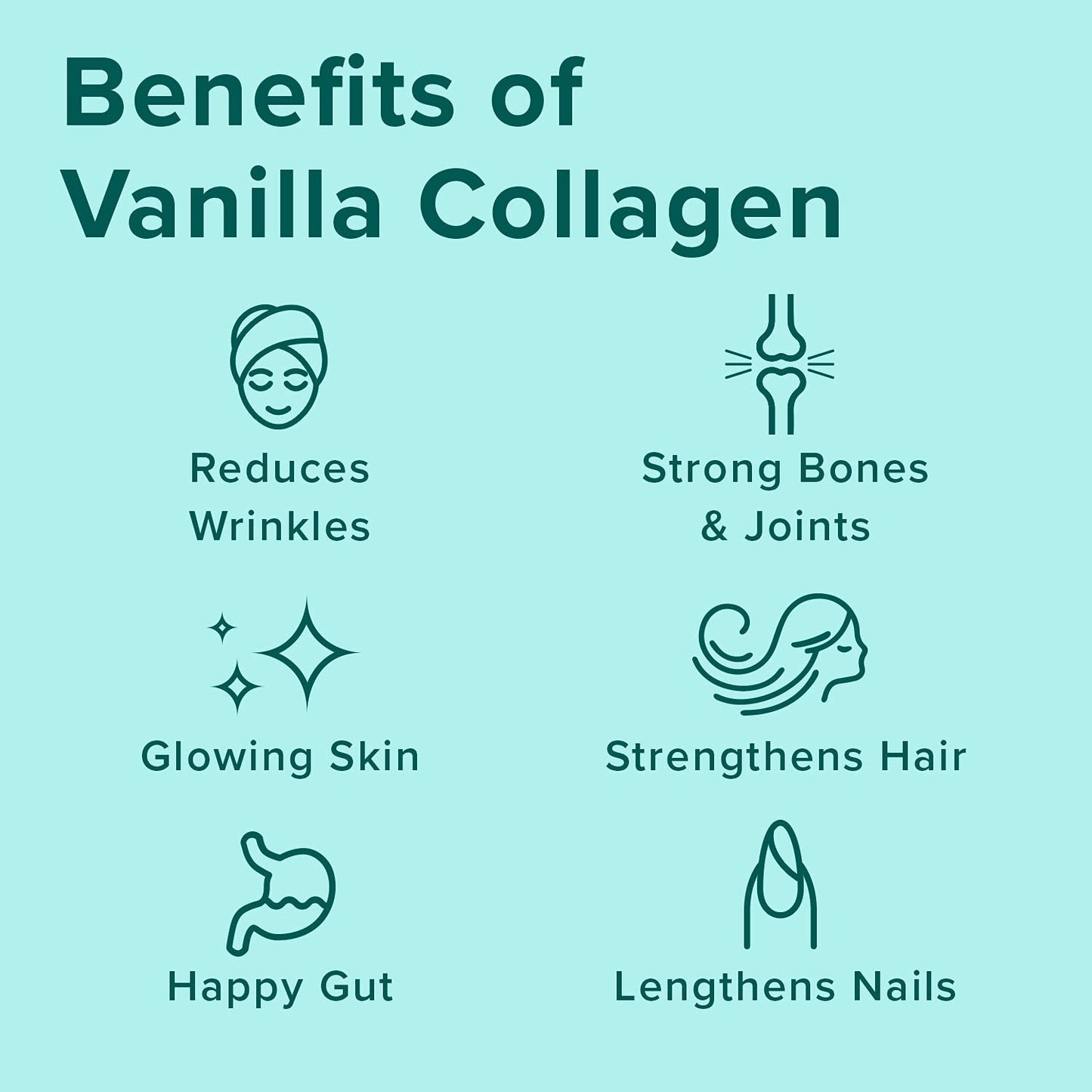 Further Food Collagen Peptides Powder Vanilla Flavored Keto Grass-Fed Collagen Type