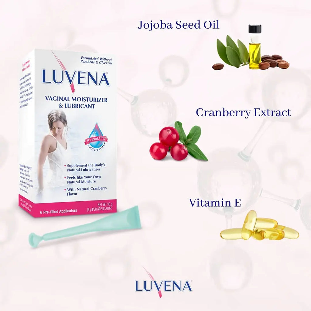 Luvena Moisturizer - Vaginal Moisturizer & Menopause Support for Women - Feminine Intimate LUVENA