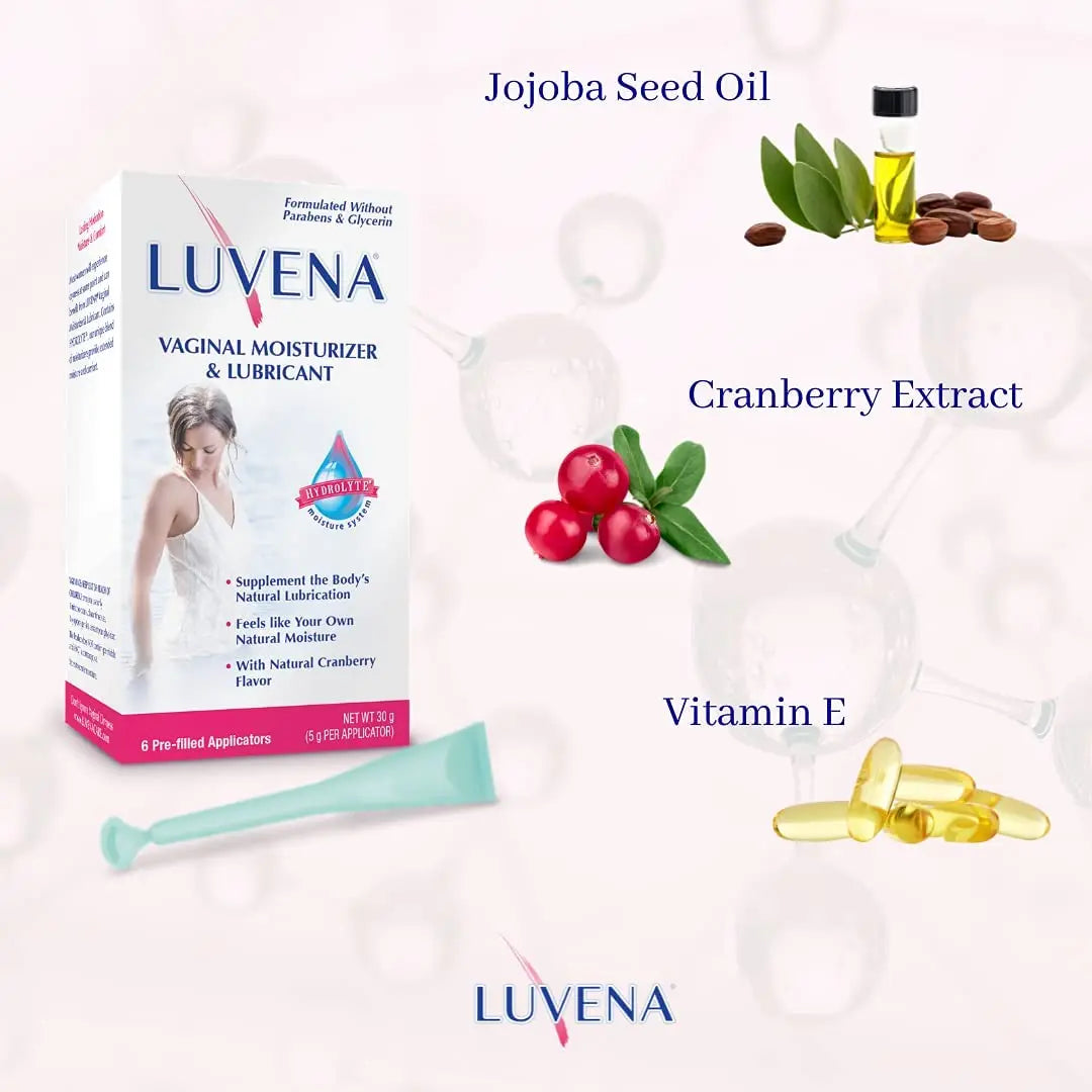 Luvena Moisturizer - Vaginal Moisturizer & Menopause Support for Women - Feminine Intimate LUVENA