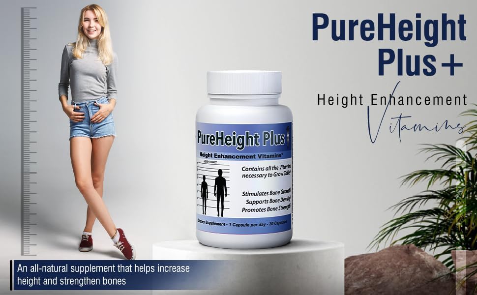 PureHeight Plus Height Enhancement Vitamins PURE BIOTECHNOLOGIES