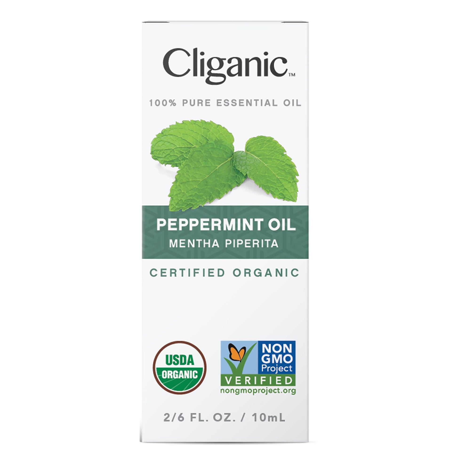 Cliganic USDA Organic Peppermint Essential Oil, 100% Pure Natural Undiluted, for Aromatherapy Cliganic