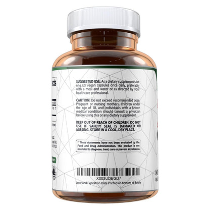 Vegan Labs Apple Cider Vinegar Capsules with The Mother- 180 Vegan Capsules