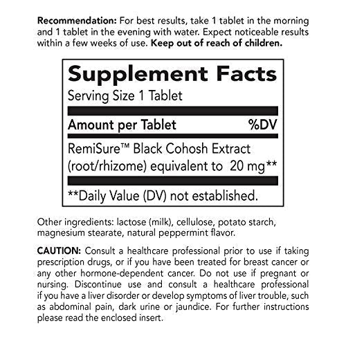 Enzymatic Therapy Remifemin Estrogen-Free Menopause Relief, 120 Tablets Nature's Way