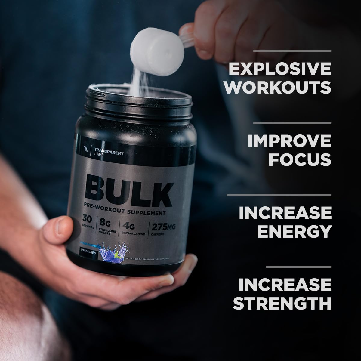 Transparent Labs Bulk Black - Sour Gummy - 30 Servings
