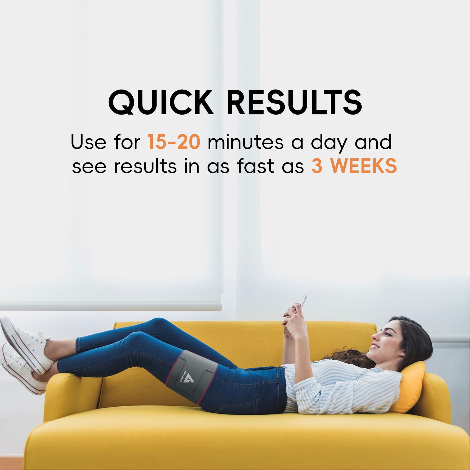 Red Light Therapy Infrared Belt: Pain Relief Body Pad 100 LEDs Red Light Therapy Belt ADVARAYS