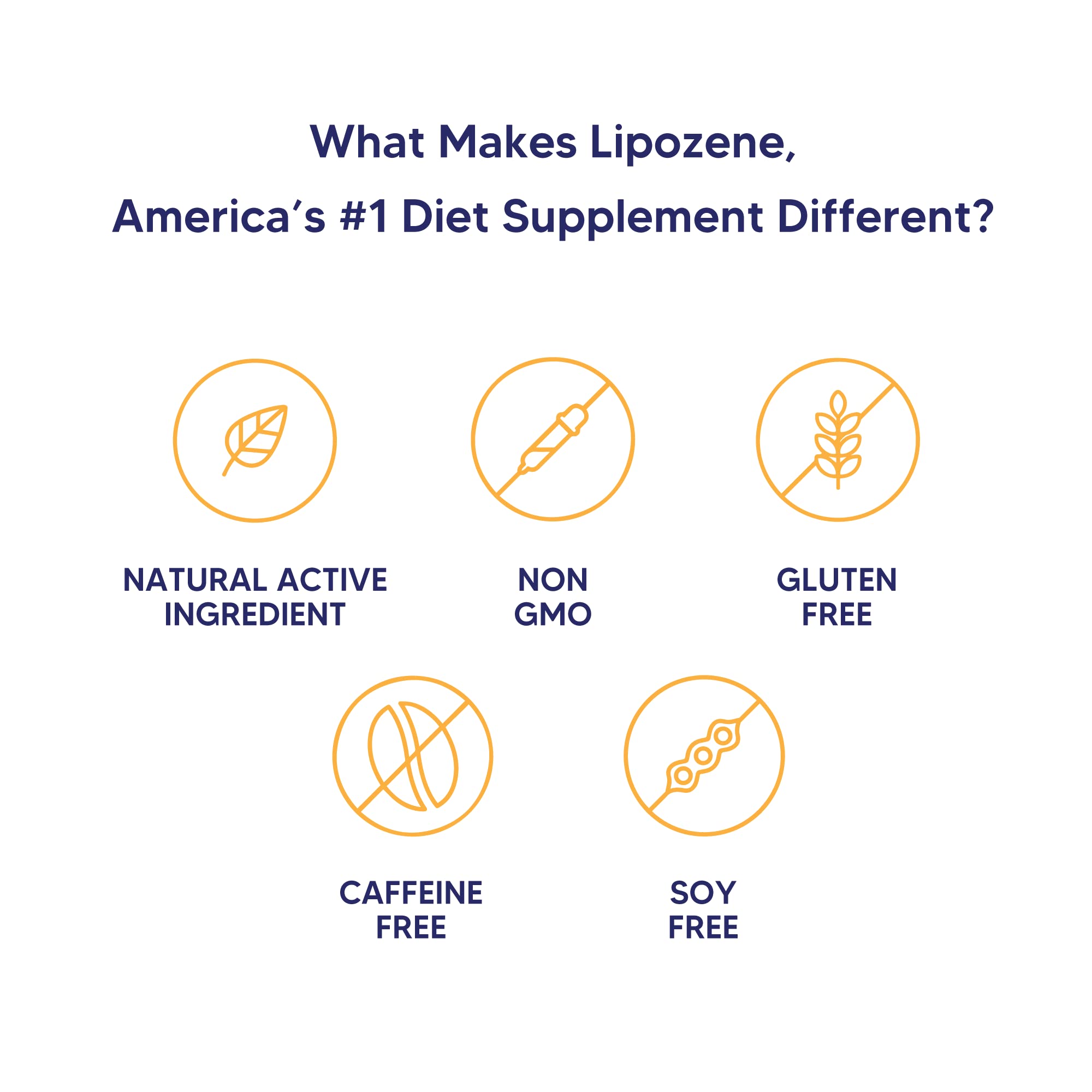 Lipozene Diet Pills - Weight Loss Supplement - Appetite Control - Two Bottles of 30 Capsules