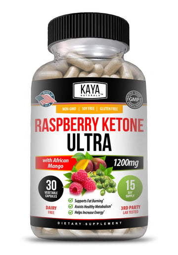 Kaya Naturals Keto Diet Raspberry Ketone - Weight Loss Supplement, Appetite Control