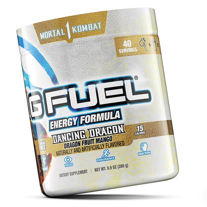 G fuel Mortal Kombat Dancing Dragon Energy Powder, Sugar Free, Clean Caffeine Focus