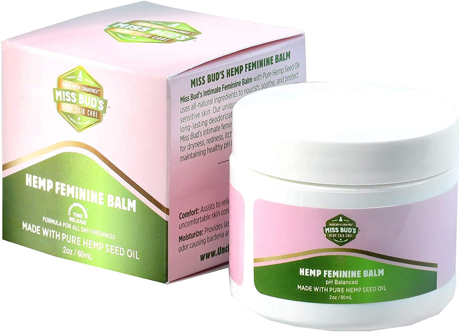 Miss Bud’s Hemp Intimate Feminine Vulva Balm Relieves Itching, Burning, and Redness Eliminates