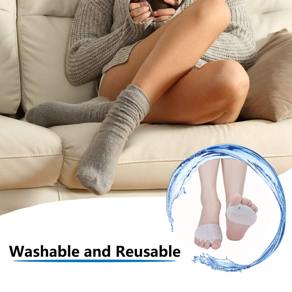 Metatarsal Pads, Gel Toe Separators, Bunion Corrector Cushion, Toe Spacer JUMPOW