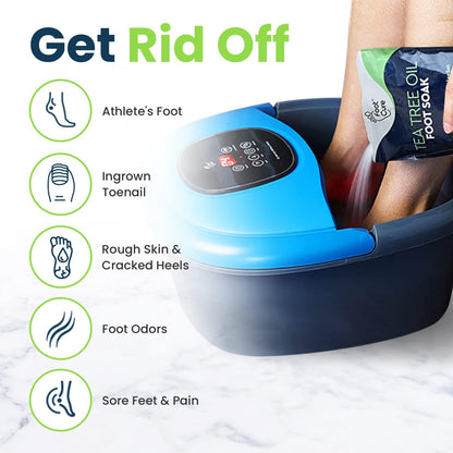 Tea Tree Oil Foot Soak with Epsom Salt - Best Toenail Fungus Treatment, Athletes