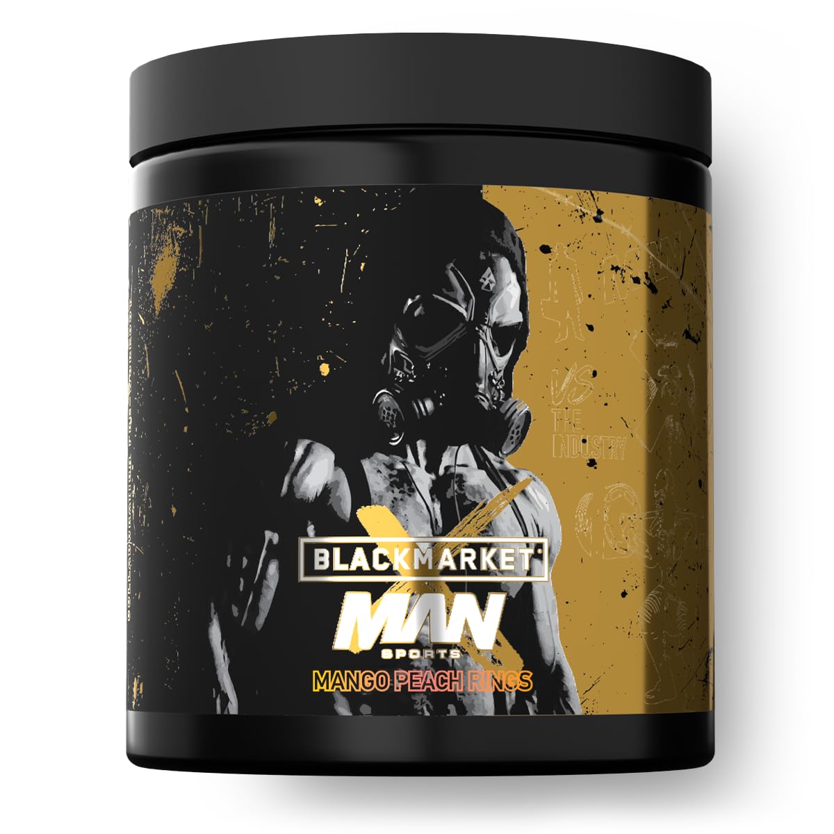 MAN Sports + Black Market Labs Limited Edition PreWorkout - 20 Serving - Mango Peach