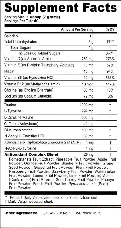 G fuel Mortal Kombat Dancing Dragon Energy Powder, Sugar Free, Clean Caffeine Focus