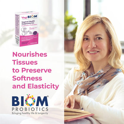 VagiBiom Lactobacillus Suppository: Microbiome Flora balance and Odor Control Regimen