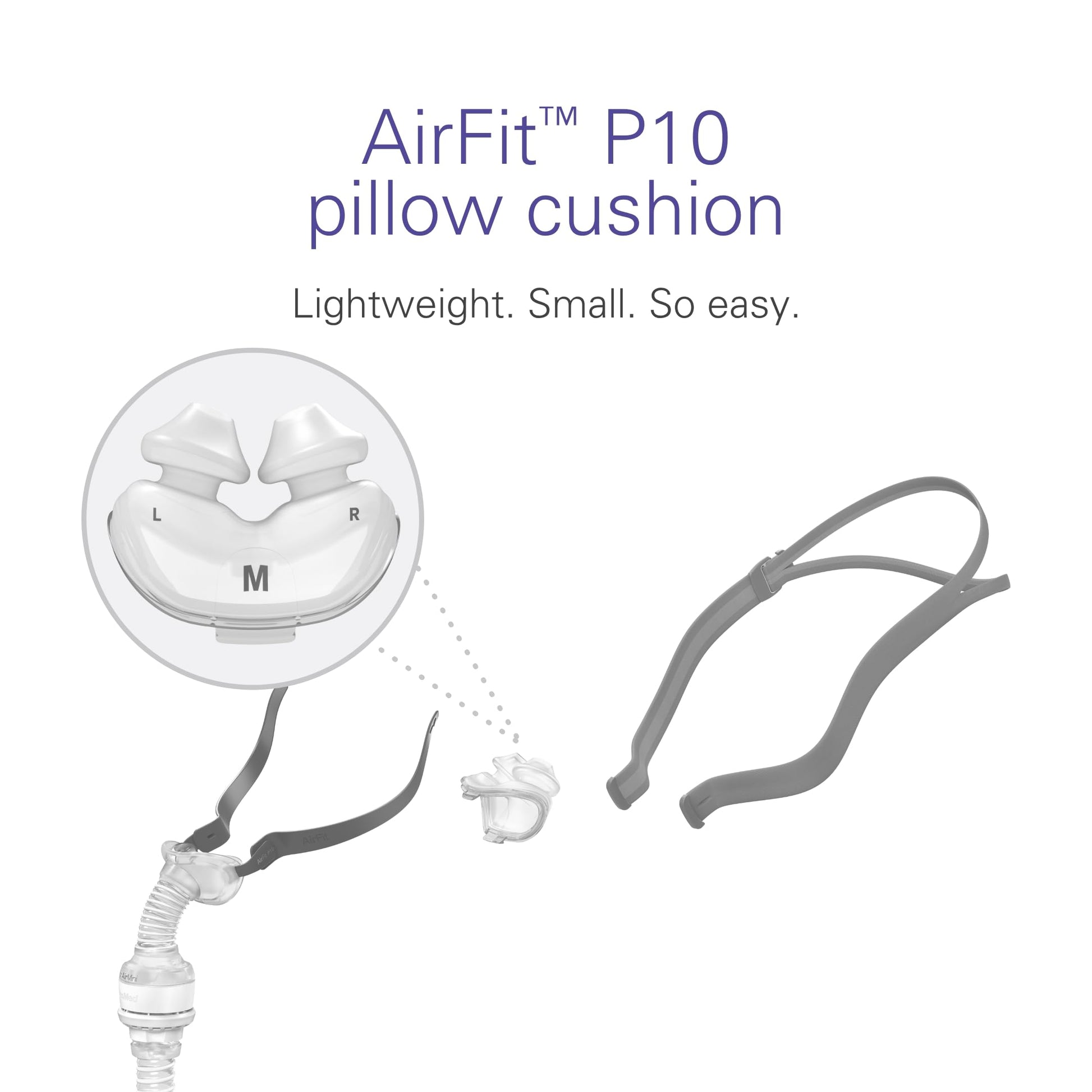 ResMed AirFit P10 Nasal Pillow Replacement Cushion - Medium ResMed