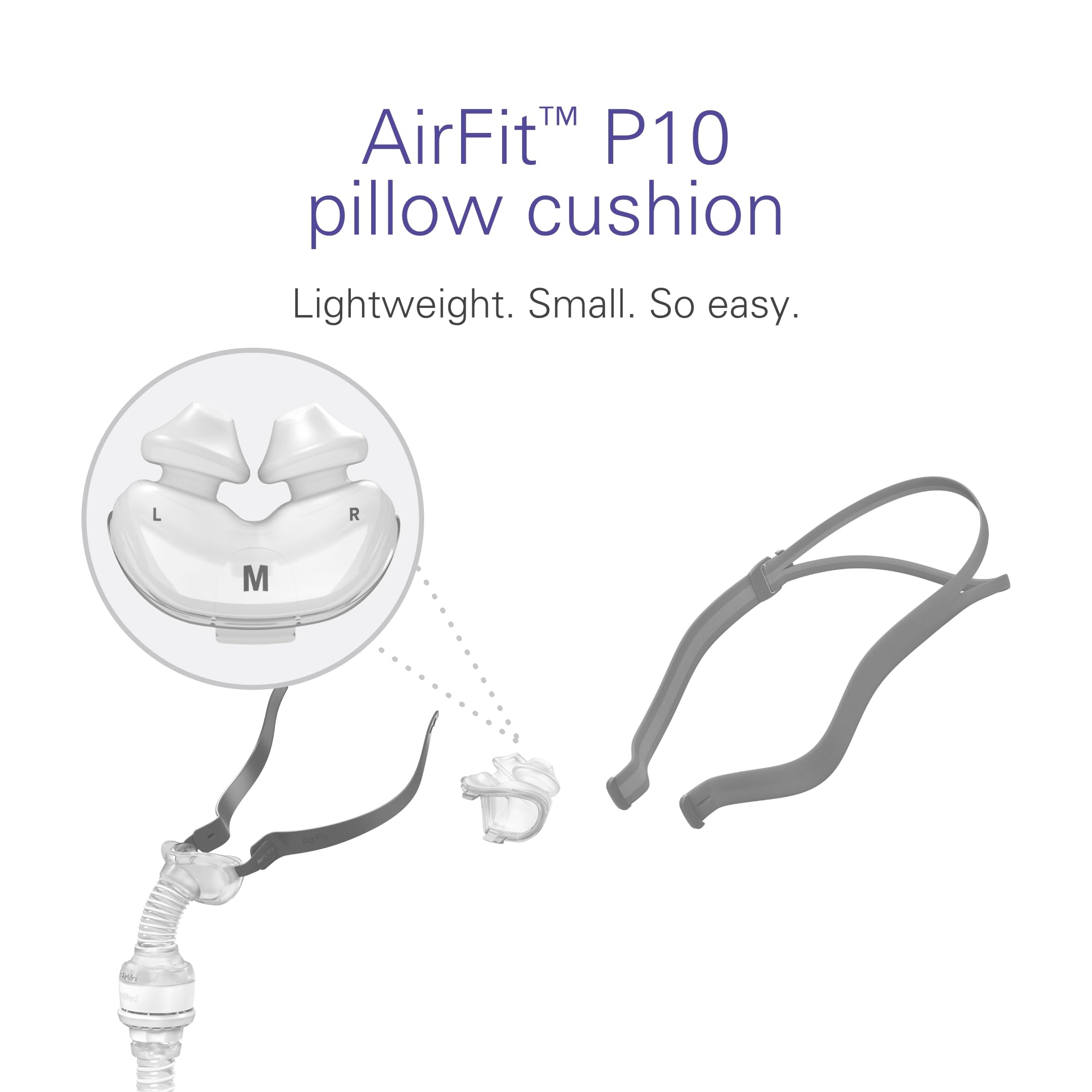 ResMed AirFit P10 Nasal Pillow Replacement Cushion - Medium ResMed