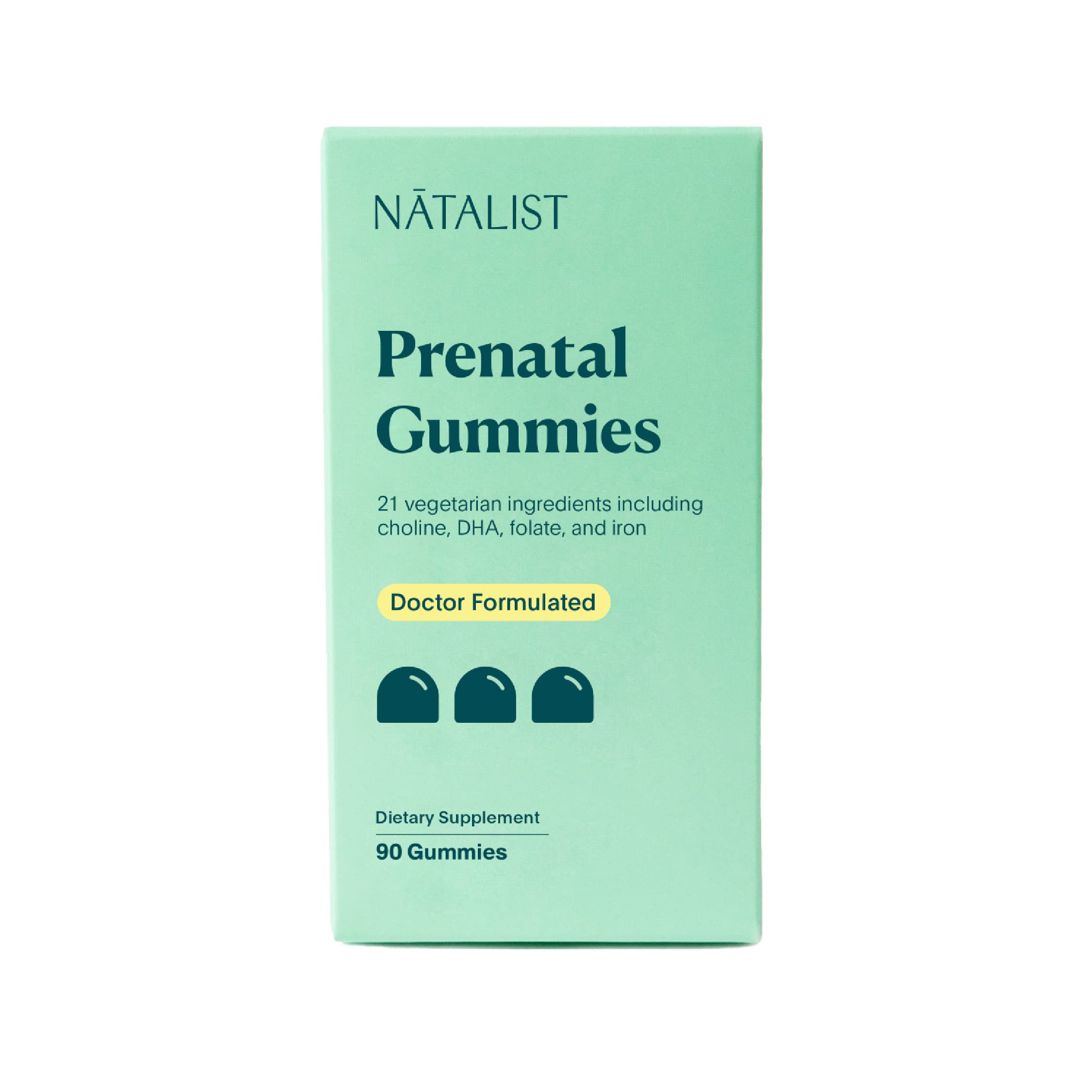 NATALIST Daily Immune Preconception & Pregnancy Gummy Bundle Prenatal Gummies 90 Count NATALIST