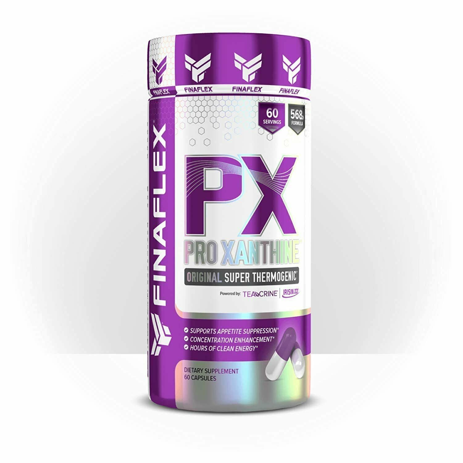 FINAFLEX PX PRO Xanthine - 60 Capsules - Thermogenic - Promotes Energy, Focus & Appetite FINAFLEX