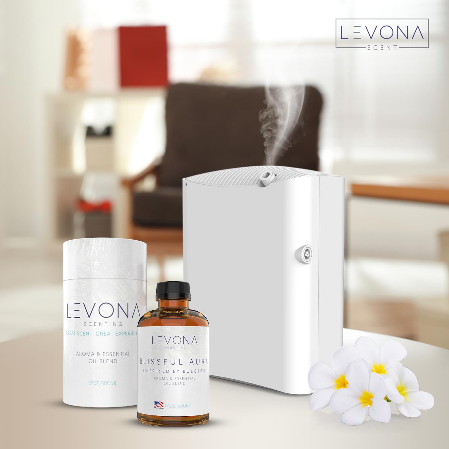 Levona Scent Essential Oils for Diffuser: Blissful Aura Inspired by Bulgari with Notes of Amber LEVONA SCENT