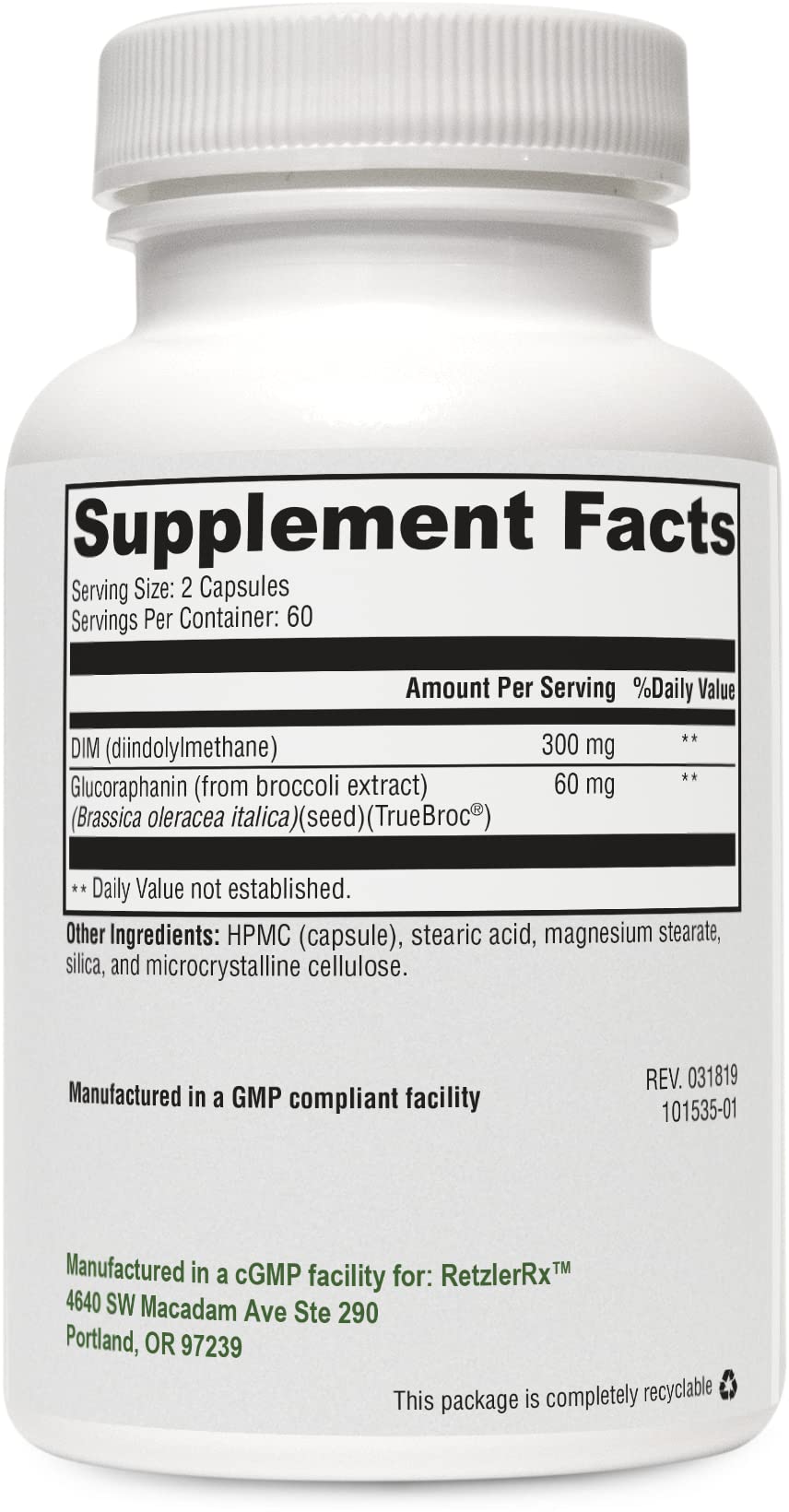 HormoneSynergy Estro Protect by Dr. Retzler™ - Estrogen Metabolism + Estrogen Detox Support Formula - DIM HormoneSynergy