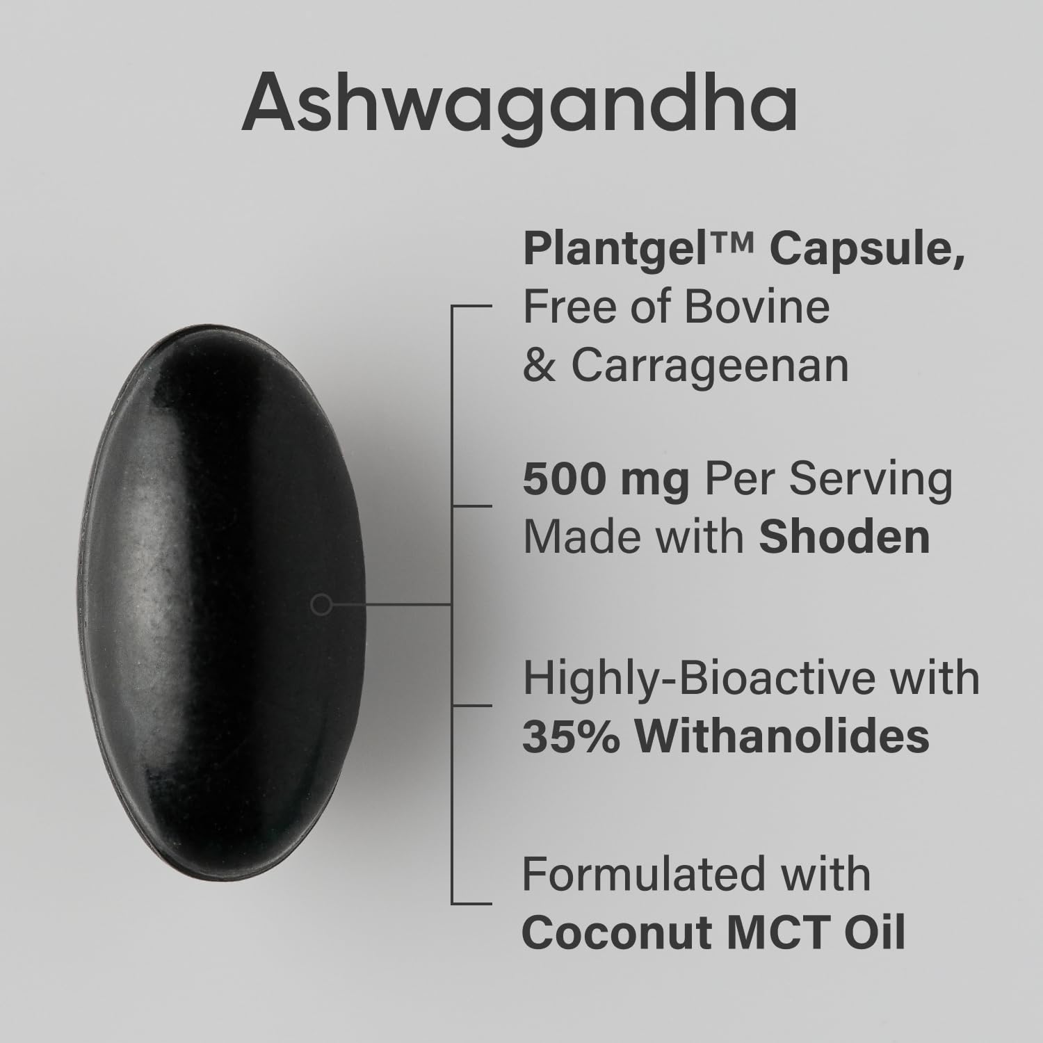 Sports Research® Ashwagandha Softgels with Coconut MCT Oil - Natural Adaptogen Sports Research