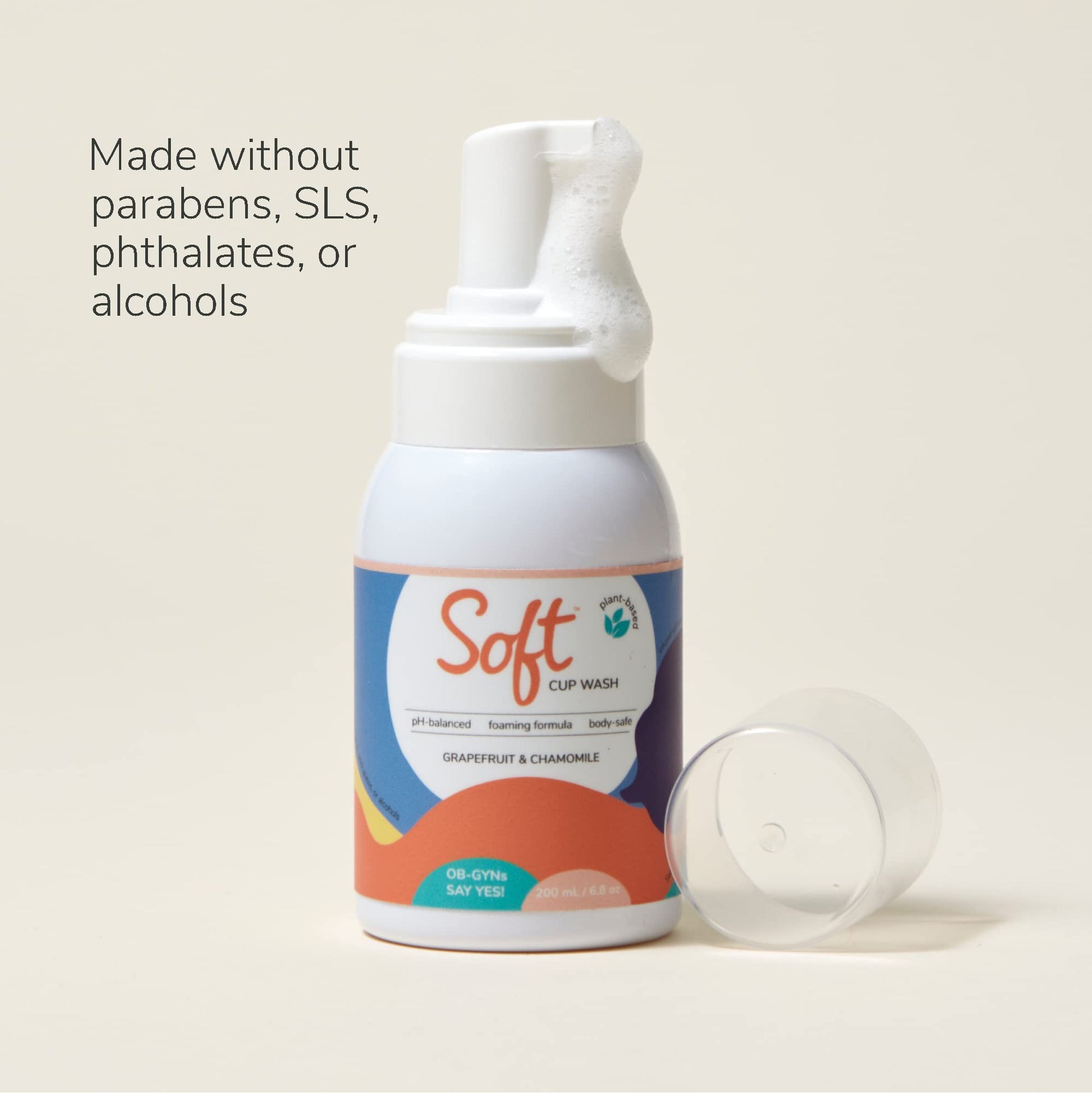 Soft Cup Wash | Menstrual Cup Cleanser for Silicone Period Cups | 6.8 oz | pH-Balanced Softcup