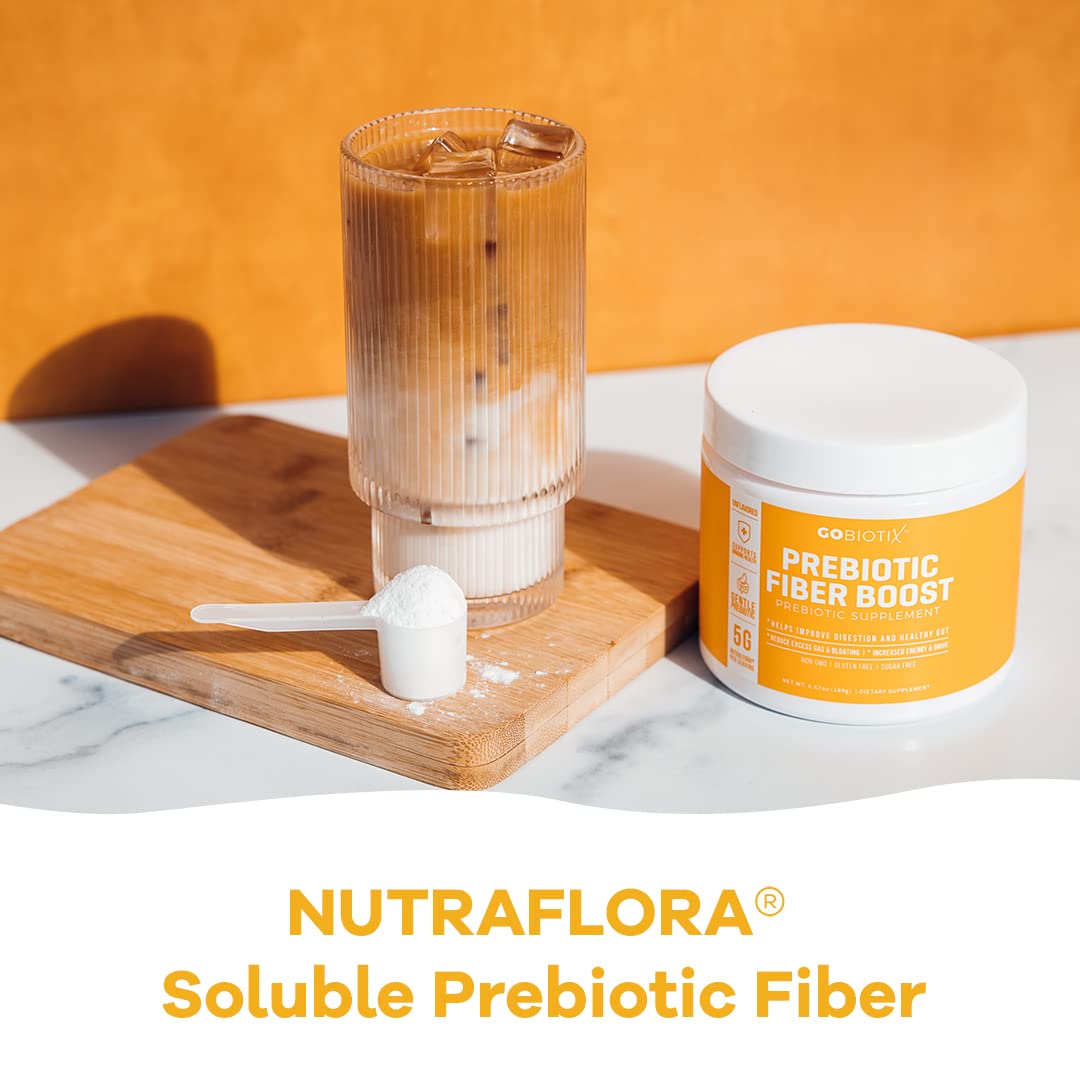 GOBIOTIX Prebiotic Fiber Powder Supplement - Supports Digestive Health & Regularity GOBIOTIX
