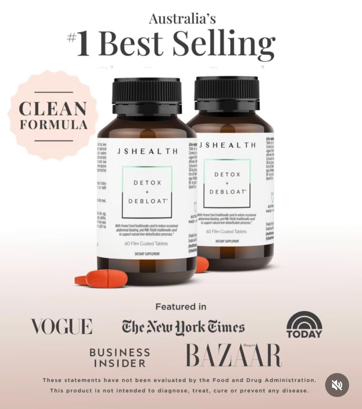 JSHealth Vitamins Detox and Debloat Liver Health Formula | Liver Detox Pills | Debloating