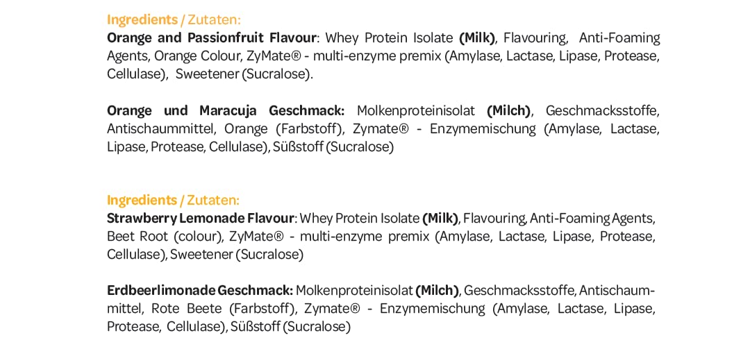 Clear Whey Isolate | Perform | (Orange and Passionfruit) | 500g (20 Servings) ROS Nutrition